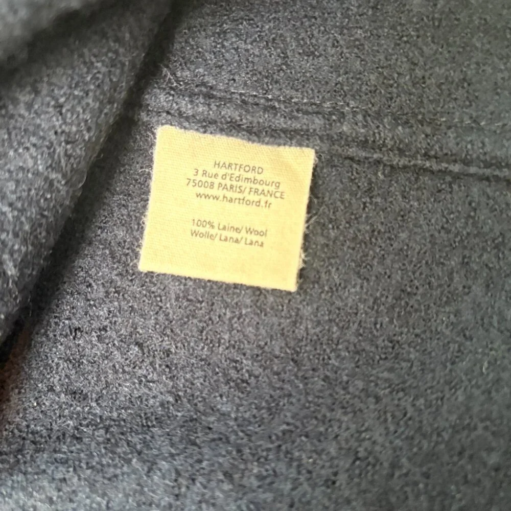Hartford Alternative Classics Wool Jacket Blazer Coat Navy Blue XXL NWT